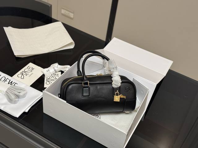 Upgraded Version With Box Size: 24*12Cm Loewe Bowling Briefcase The Bag Is Just