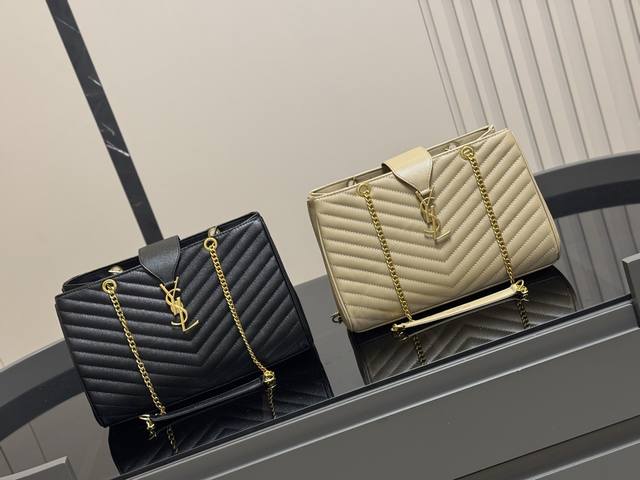 No Box Size: 33*21Cm Yves Saint Laurent's New Shopping Bag Is So Cool Yslgabv Qu