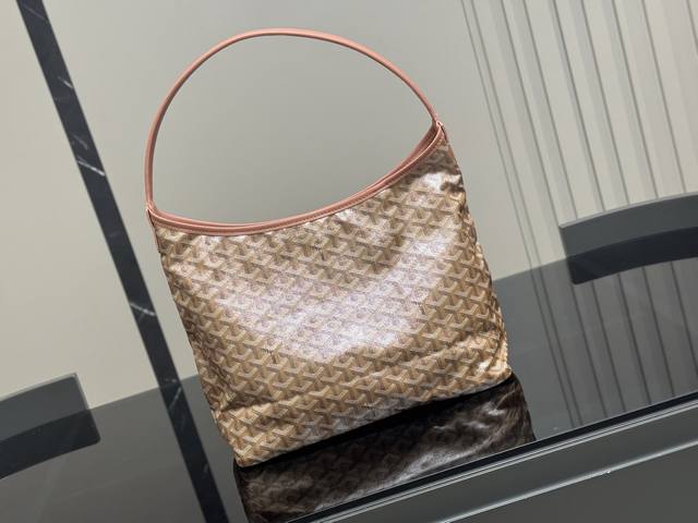 Unboxed Upgraded Version Size: 32*25Cm Goya's New Hobo Underarm Bag Goyard Pearl