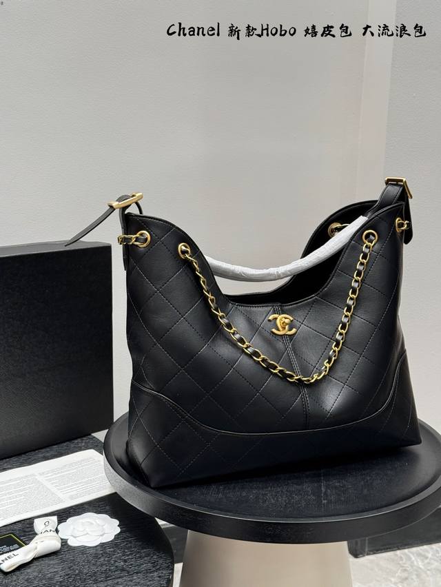 With Gift Box Chanel's New Hobo Underarm Hippie Bag, Full Of High-End Feeling, C