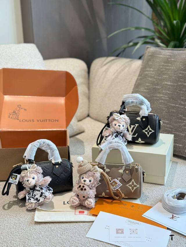 With Pendant Lv Speedy Nano New Cute Real Super Texture, The Upper Body Effect I