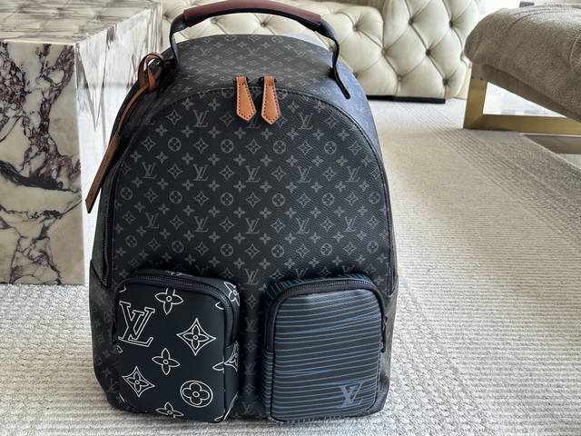 Latest L-Family Backpack Ultra-High-Definition Hardware Logo, Special Lining, Su