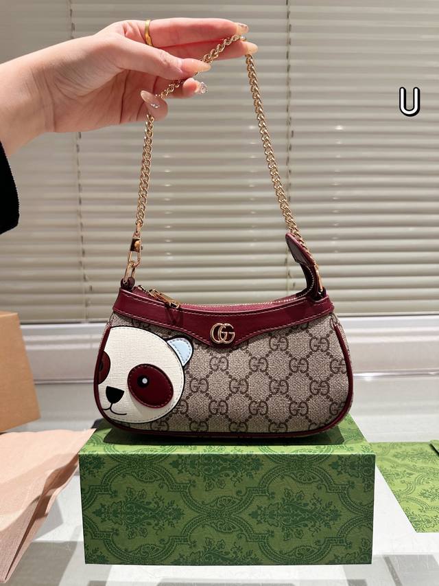 Cowhide Version Gucci Ophidia Mini Mahjong Bag The Palm-Sized Shape Is Really Cu
