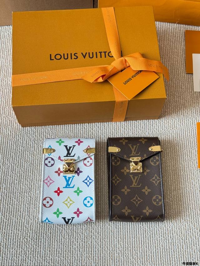 Cowhide Version Lv Louis Vuitton Vertical Zippywallet Vertical Version Mobile Ph