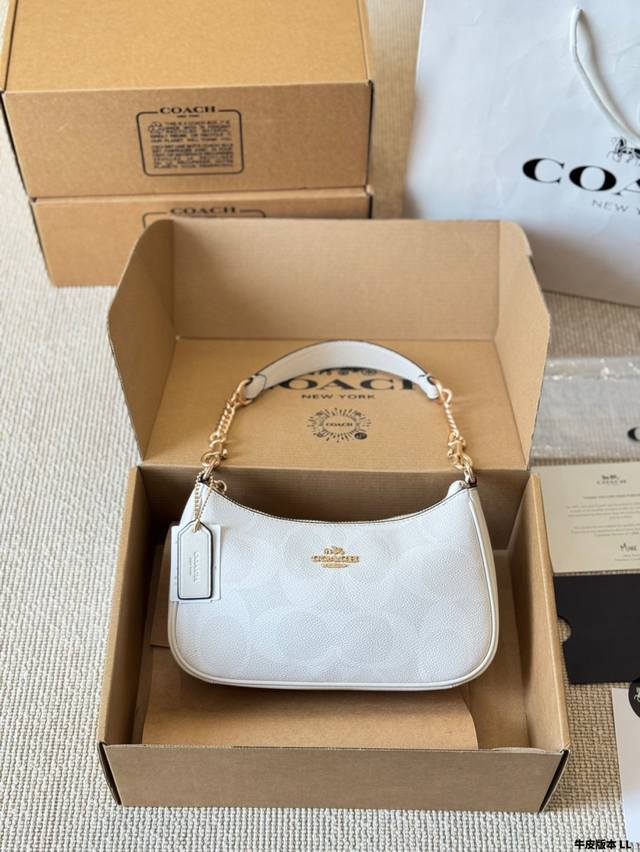 Cowhide Version Coach's Hottest Underarm Bag Is Here Teri Series' Hottest Undera