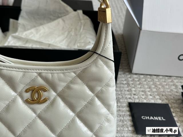 Waxed Leather With Box Size: 20*16Cm Chanel Waxed Leather Underarm Hobo# Waxed L