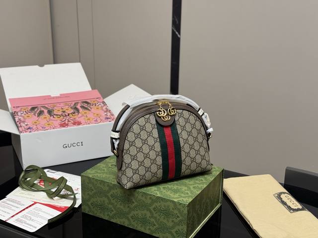 With Folding Box Airplane Box Size: 24*20Cm Gucci Ophidia Shell Bag! Original Ch
