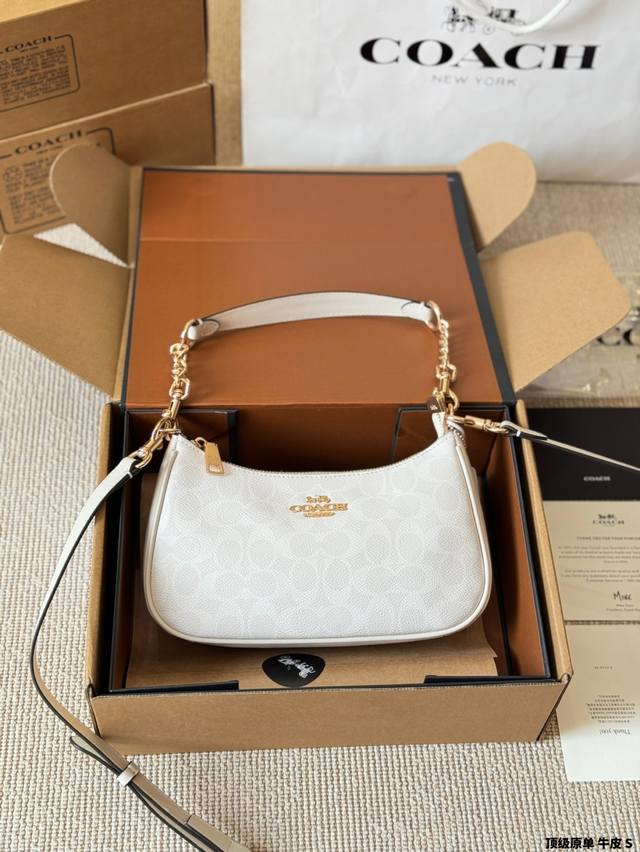 Top Quality Original Cowhide Coach's Hottest Underarm Bag Is Here Teri Series' H