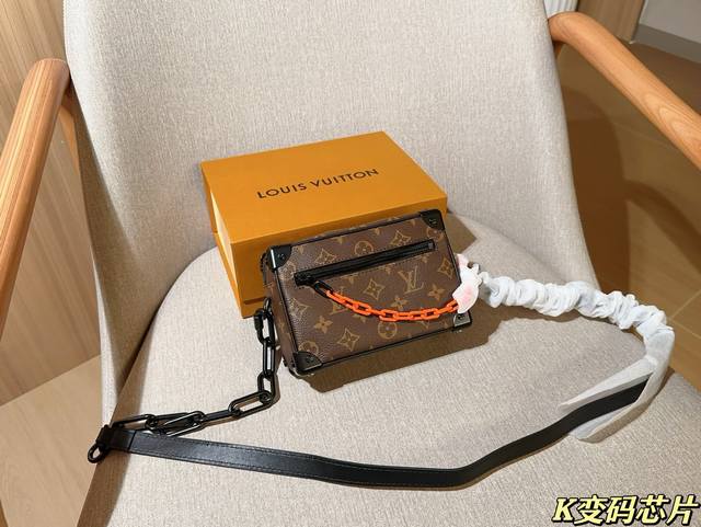 Variable Code Chip Lv Louis Vuitton Classic Soft Trunk Camera Bag Virgil Mini Ch