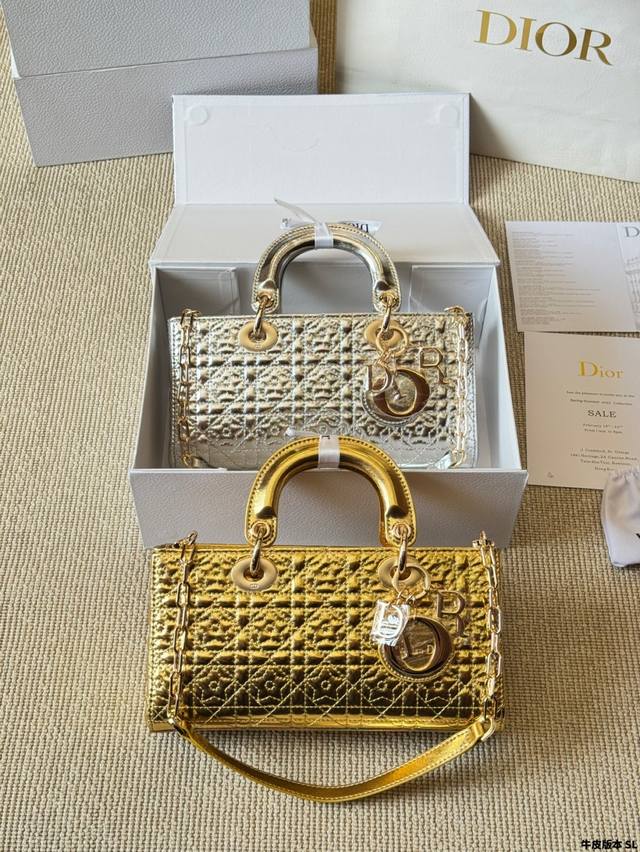 Cowhide Version Diorlady-Life Limited Edition Bag The New Lady-Life Milky White