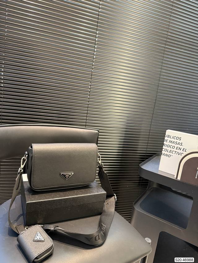 With Box Prada Fashionable Single Product Prada Two-In-One Flap Bag Prada Handba
