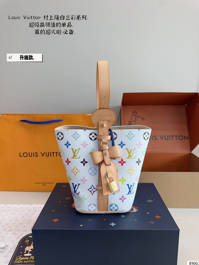 With Gift Box. Lv All Inbb Bucket Bag A Model With Full Of Atmosphere Can Be Eas