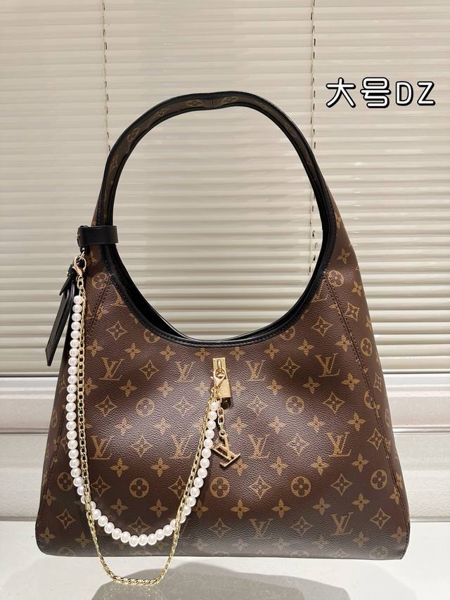 Cowhide Version Large Size The Drop Handbag Lv New Bag The Drop Small Handbag ~