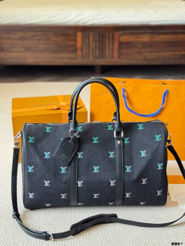 Lv Keepall Bandouliere 45 Travel Bag Super Cool Lv Keepall Old Flower Travel Bag