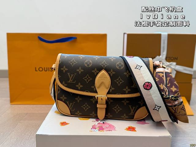 With Scarf Airplane Box Early Spring L Home Diane Baguette Handbag Customized Ol