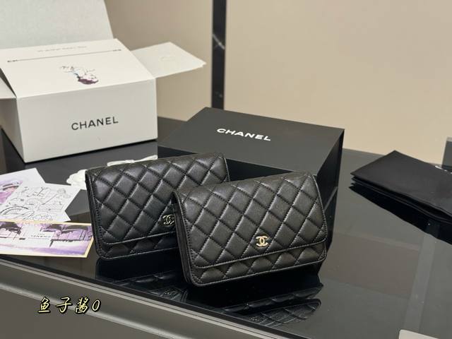 With Folding Box Airplane Box Size: 19*12Cm Chanel Classic Fortune Bag Woc The Q
