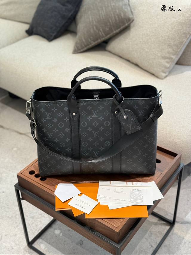 Lv Men's Business Bag, Casual Bag, Briefcase Quality Improvement. Counter Synchr