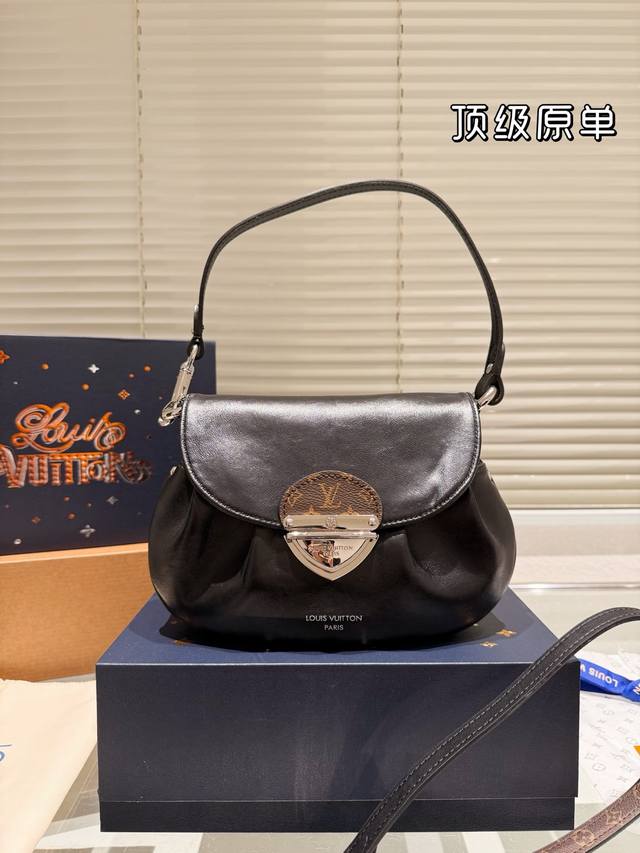 Top Original Single Size 28*17 Full Set Of Packaging Lv Sunset Vibe Yuanbao Bag