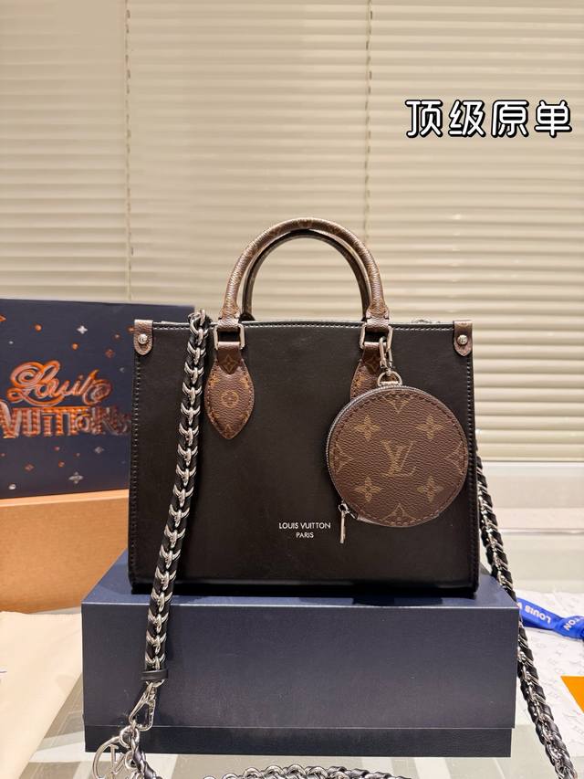 Top Original Lv Onthego 25Cm Cowhide Jungle Bag Fashion Tote Bag Original Qualit
