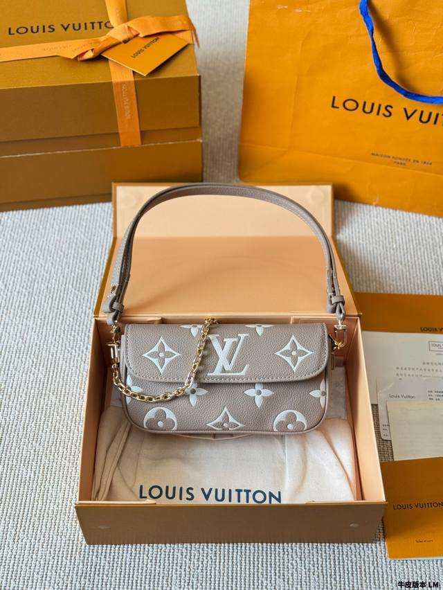 Cowhide Version Lv New Product Onthego East West Horizontal Version Onthego Is D