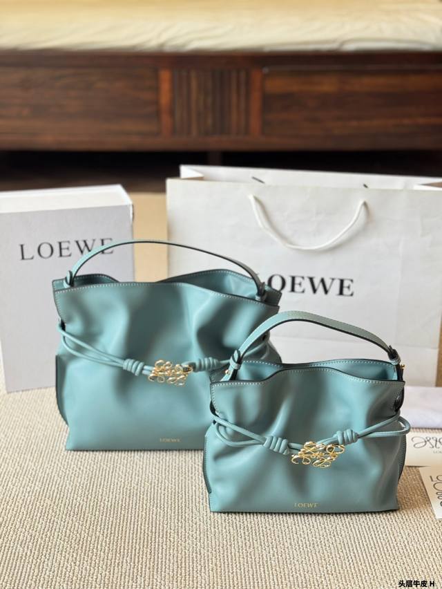 Top-Grade Original Leather Loewe Cowhide Purse Lucky Bag Loewe's Flamenco Purse