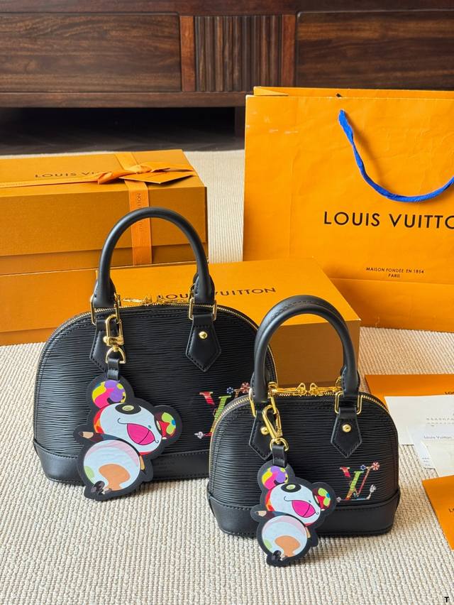 Lv Lv Alma Bb Printed Cowhide Shell Bag Original High Quality Bag This Retiro Ha