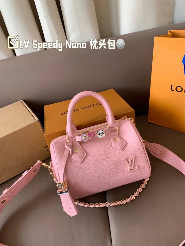 Lv Speedy Nano Pillow Bag Lv New Series Pillow Bag Handbag, The First Lv Speedy