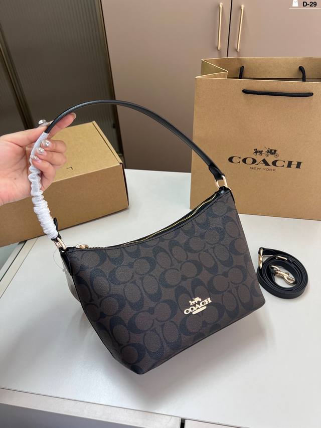 Coach Hobo Bag Full Of Design Sense Super High-End Fashion Item D-29 Size 20 17