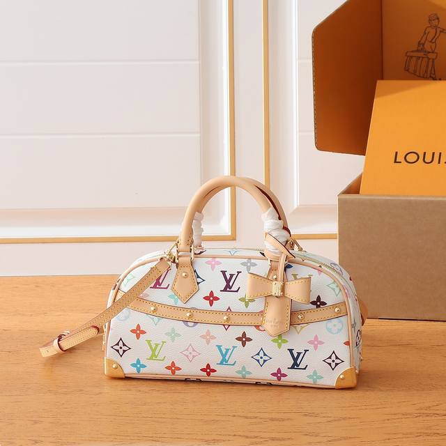 M13084 This Handbag East West Handbag Is Part Of The Louis Vuitton X Takashi Mur