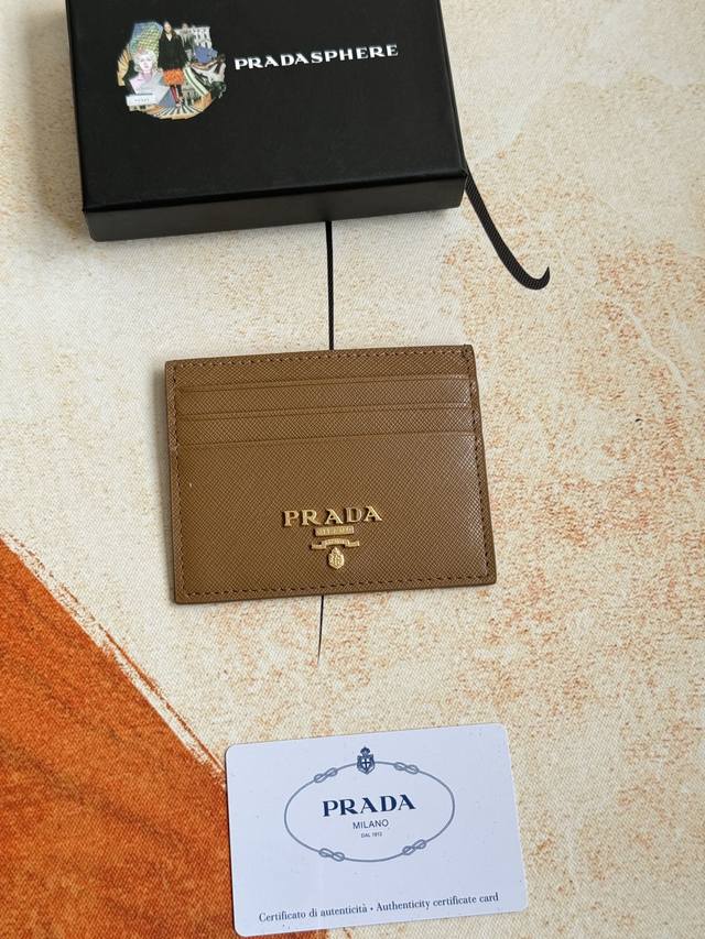 Prada Classic Women's Card Holder, With The Official Website, Model 1Mc025, With