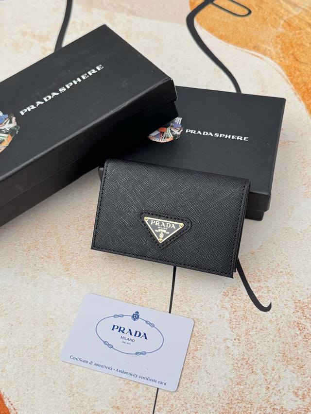 Prada Best-Selling Men's Card Case, New Style From The Official Store, Authentic