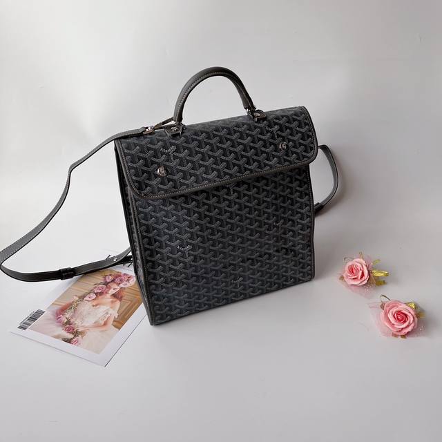 Large Backpack Goyard Goyard Multi-Functional Backpack Goyard Hand-Painted Patte