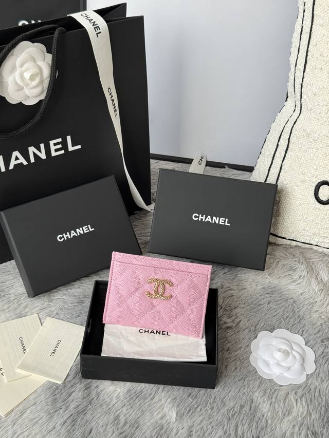 Chanel. Ball Pattern Single Card Case Model Number A P4 Paired With The New Luog