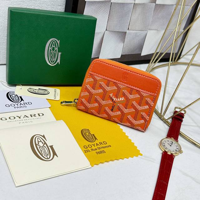 Goya Matignon Mini Coin Purse Features A Full Zipper Closure Design. The Central