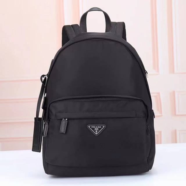 Prada - Prada's Latest Double-Shoulder Backpack, Officially Synchronized With Th