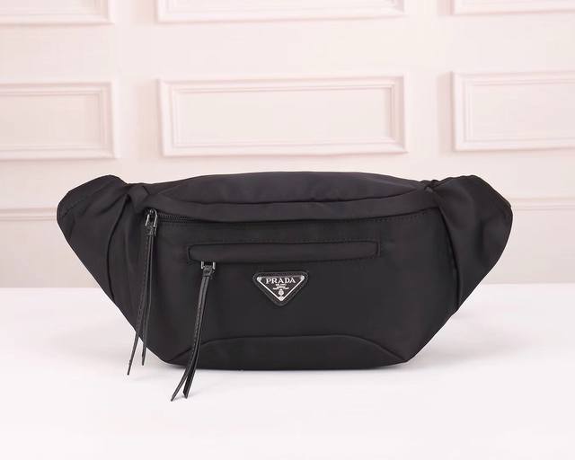 Prada Chest Bag Waist Bag Official Website Synchronized Made With Original Impor