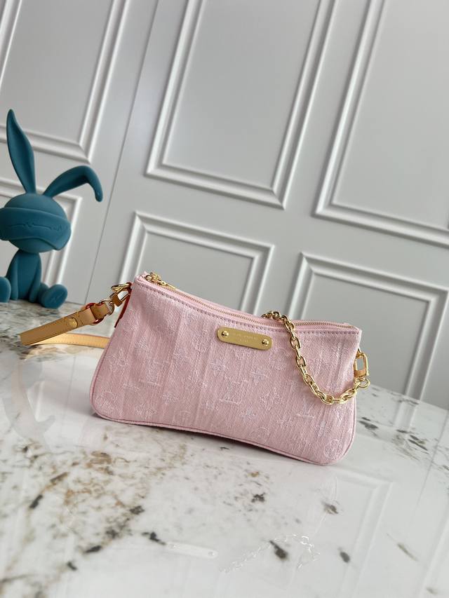 Top-Grade Original M14159 This Liv Pochette Handbag Is Crafted From Delicate Mon