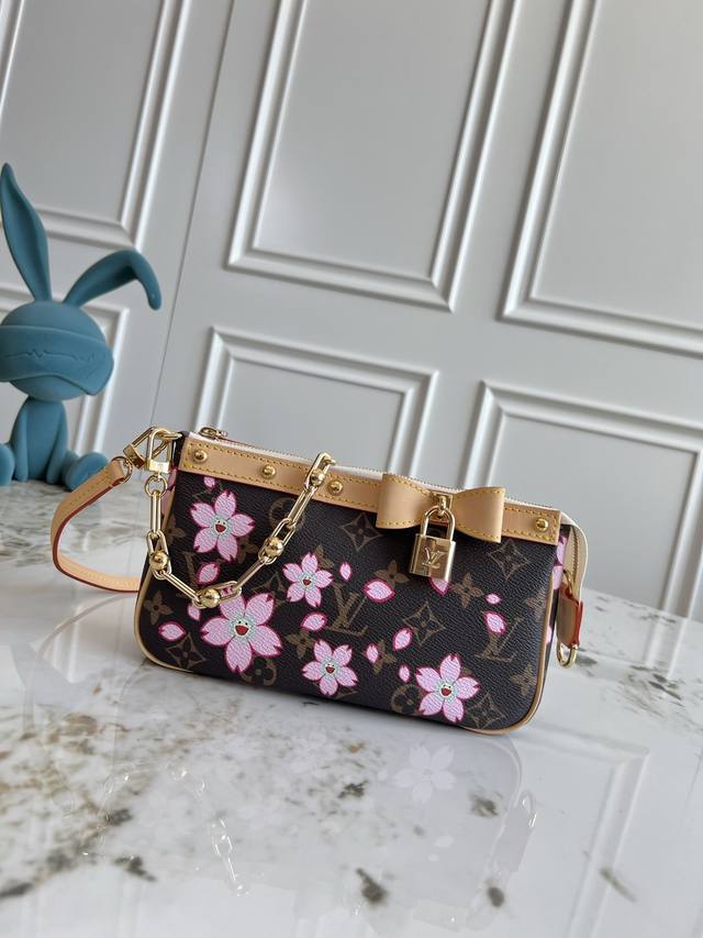 Dynamic Chip Top-Tier Original M13666 This Pochette Accessoires Handbag Combines