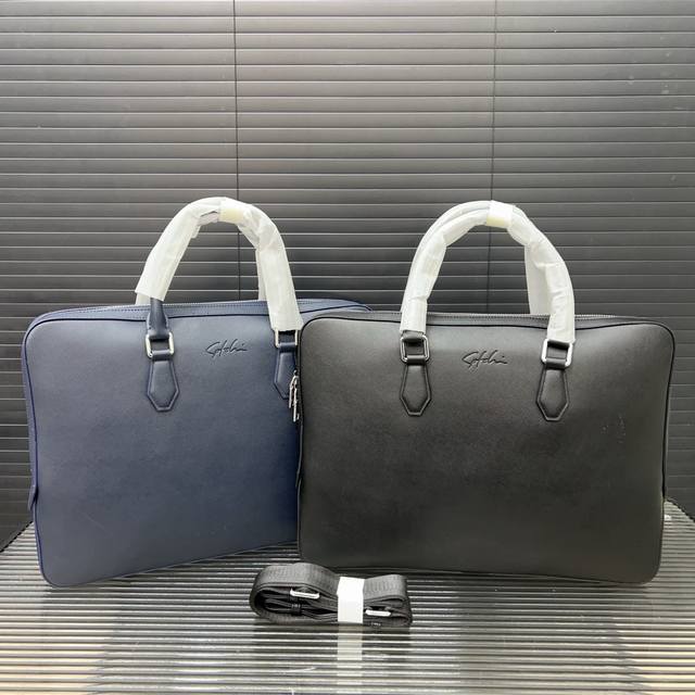 Original Men's Briefcase, Handbag, Laptop Bag, Featuring Exquisite Inlay Craftsm