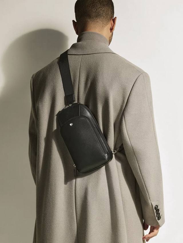 Original High-Quality, Montblanc Men's Casual Chest Bag Bestseller, With Flagshi