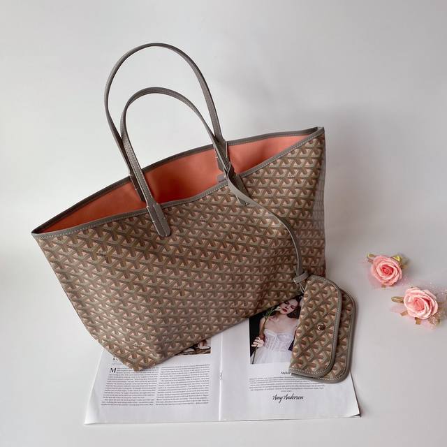 Goyar Goyard Shopping Bag Large Goyard Hand-Painted Patterns Have Their Own Uniq