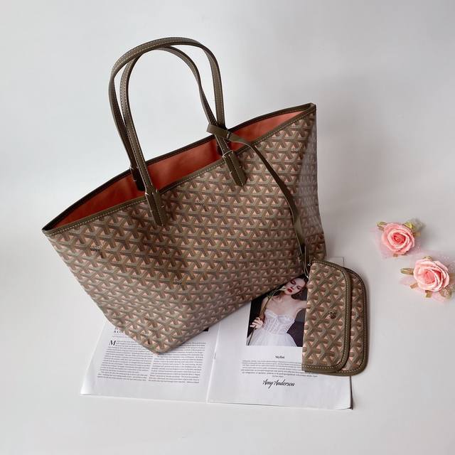 Goyard Shopping Bag Small Goyard Hand-Painted Patterns Have Their Own Unique Sty