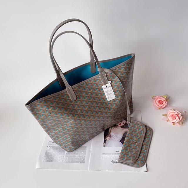 Goyard Shopping Bag Small Goyard Hand-Painted Patterns Have Their Own Unique Cha