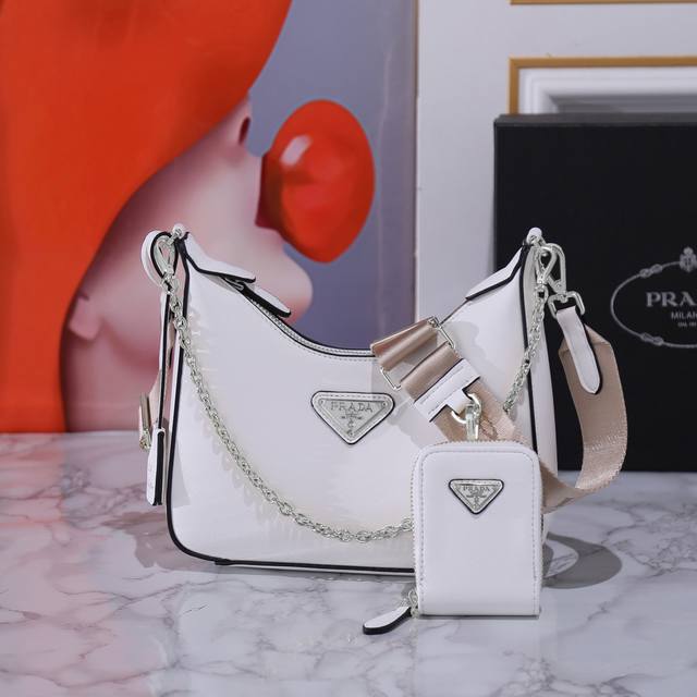 Restocked Silver Hardware Three-In-One New Model 1Bh204 Full-Leather Silver Hard