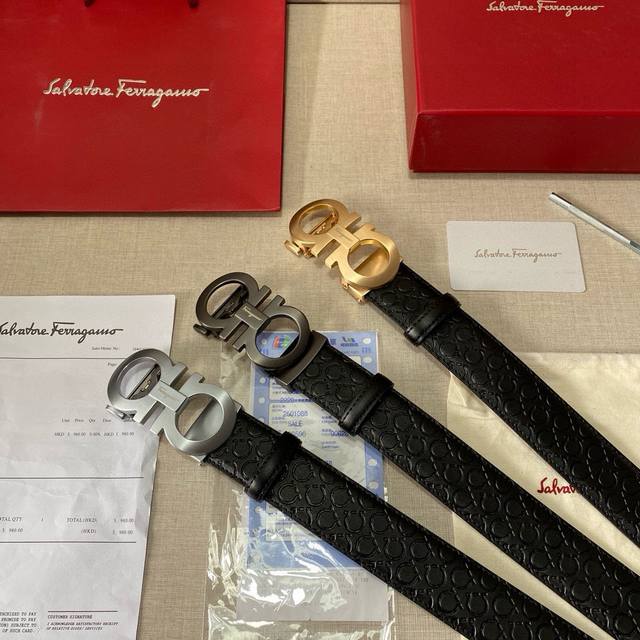 Brand: Ferragamo Grade: Authentic Quality. Top-Grain Cowhide Leather, Store-Sold