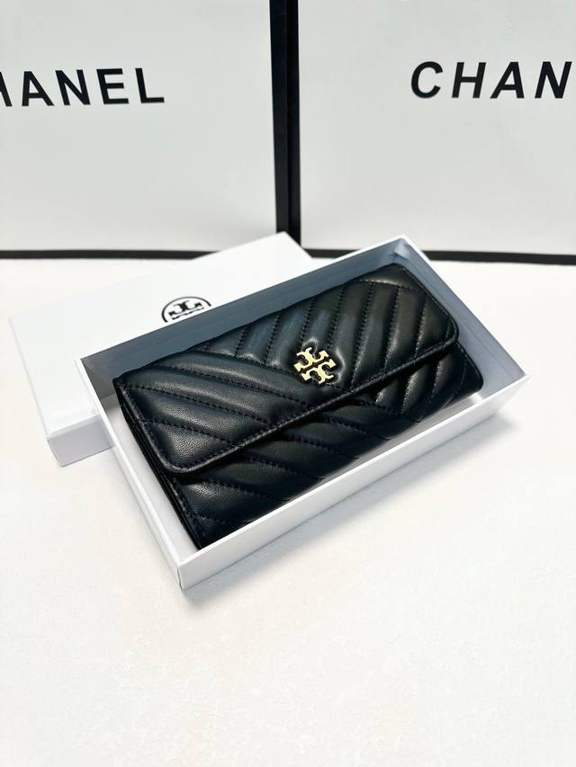 Color: Black Size: 19X10 Tory Burch New Model, Premium Lambskin With Excellent T