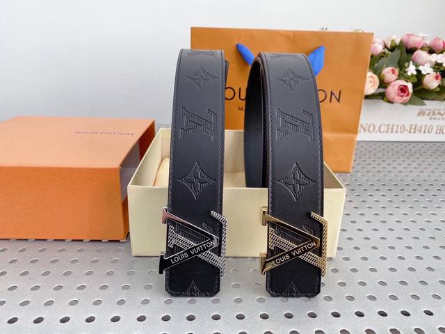 Louis Vuitton's Iconic Lv Initiales Belt Combines Elegant Dark Brown Calf Leathe