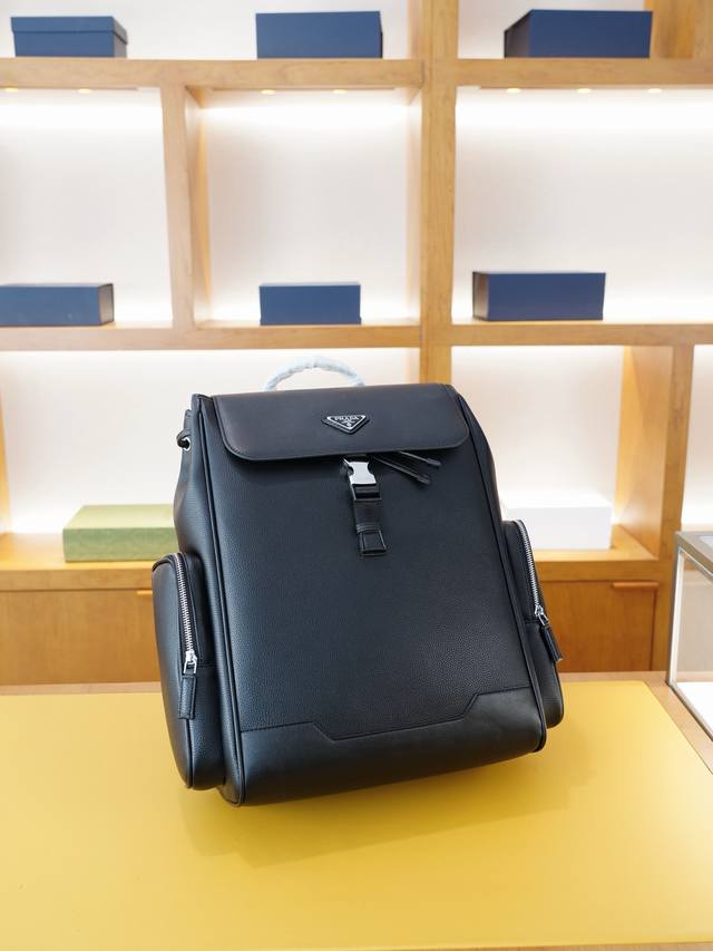 Prada Official Website Synchronized High-End Version Original Factory Backpack D