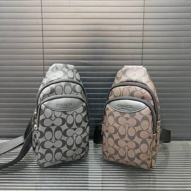 Coach Printed Chest Bag, Crossbody Shoulder Bag, Actual Product Photography, Ori