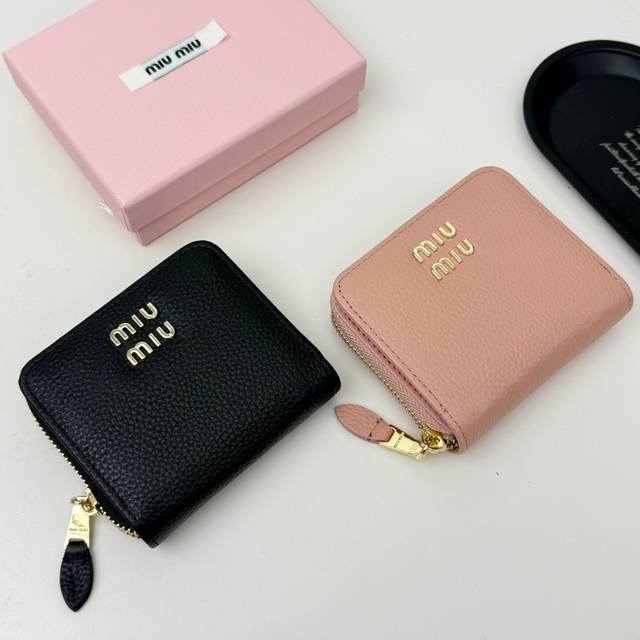 Miumiu 792 Color: Black, Pink Size: 10.5 X 10 X 3 Miumiu Flagship Store Latest M